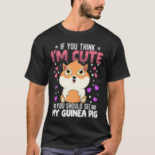 Guinea Heart Valentindagen Djuret för kvinnor i Gr T Shirt