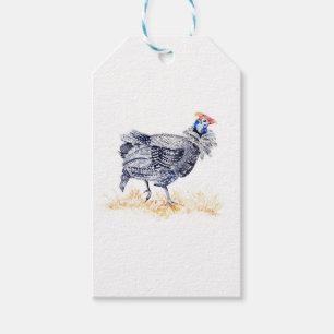 Guinea hen presentetikett