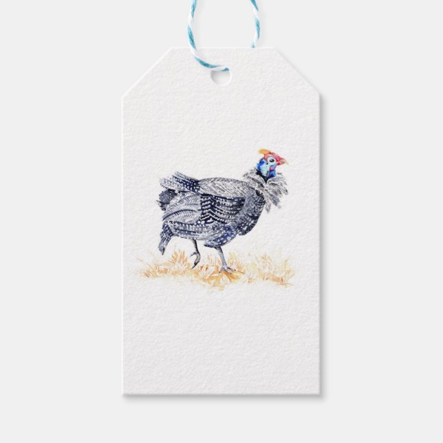 Guinea hen presentetikett (Framsidan)