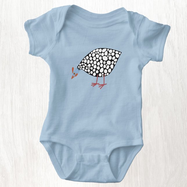 Guinea Hen T Shirt (Guinea fowl or Guineahen fun baby bodysuit)