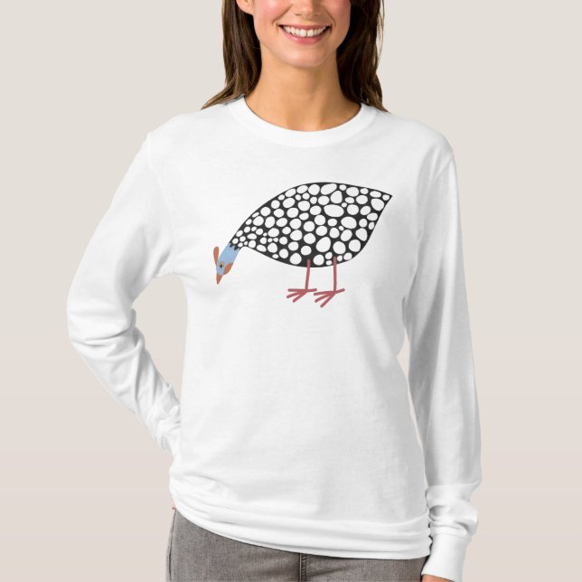 Guinea Hen T Shirt (Framsida)
