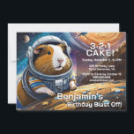 Guinea i Grisar i rymden, nedräkning till Kakaföde Inbjudningar<br><div class="desc">Fira ditt barns stora dag med Guinea Grisar i rymden! 321 kummel! Inbjudan till Äventyr-partiet i Guinea Gris. Denna unika party inbjudan är en perfekt för djur älskare, äventyrare och drömmare. Den har ett vackert gris som är klädd som astronaut på kontrollpanelen. Underbaren för födelsedagar eller bara för roligt gör...</div>