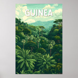 Guinea Illustration Resa Konst Vintage Poster