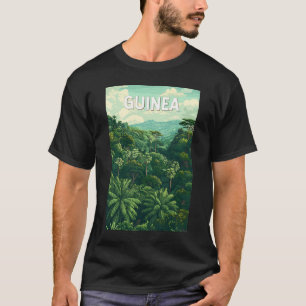 Guinea Illustration Travel Art Vintage T Shirt