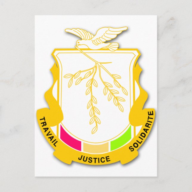 Guinea Jackat av arm GN Vykort (Framsida)