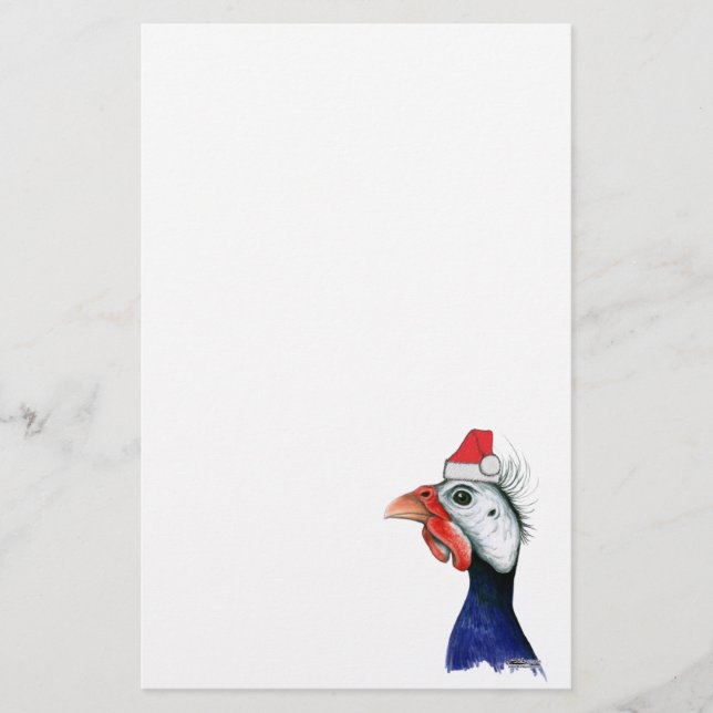 Guinea Jultomten Brevpapper (Framsida)