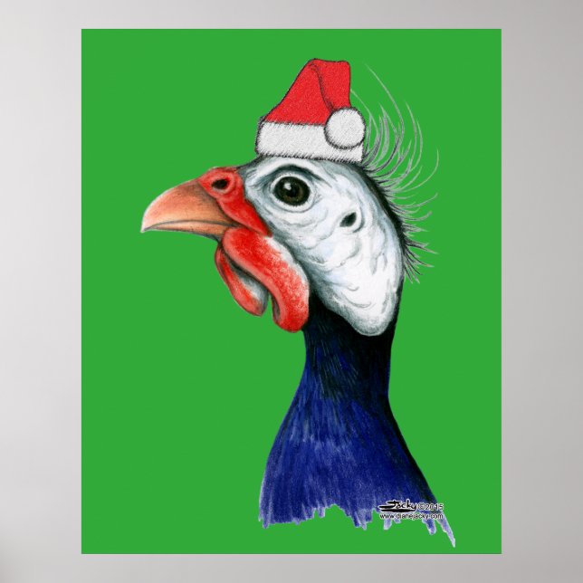 Guinea Jultomten Poster (Framsidan)