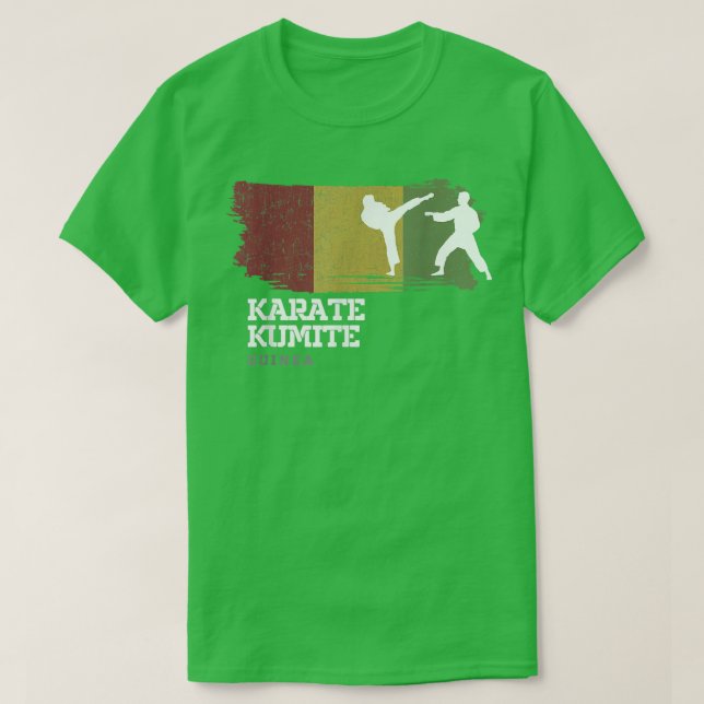 Guinea Karate Kumite Martial Arts Karate T-Shirt (Design framsida)