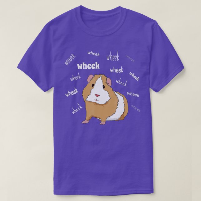 Guinea Kärlek Guinea Gris Wheek Wheek Matar mig Gu T Shirt (Design framsida)