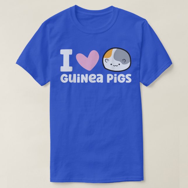 Guinea Kärlek I Kärlek Guinea Grisar T Shirt (Design framsida)