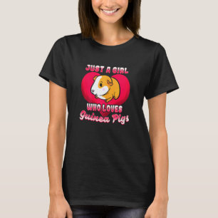 Guinea Peruvian Kärlek Endast en flicka närvarande T Shirt