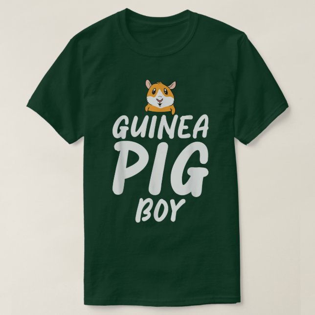 Guinea Pig Boy Cute Guinea Pig  T Shirt (Design framsida)