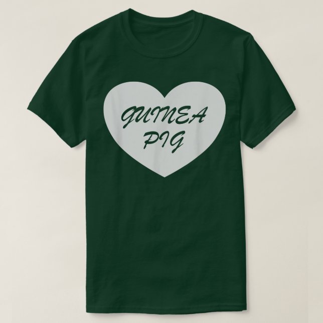 Guinea Pig Heart Apparel - Unique Pigs Lover Desig T Shirt (Design framsida)