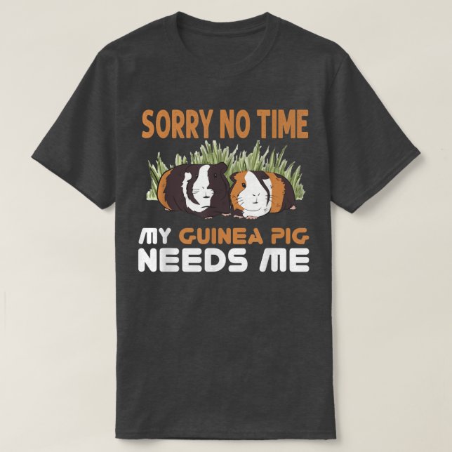 Guinea Pig Lover  T Shirt (Design framsida)