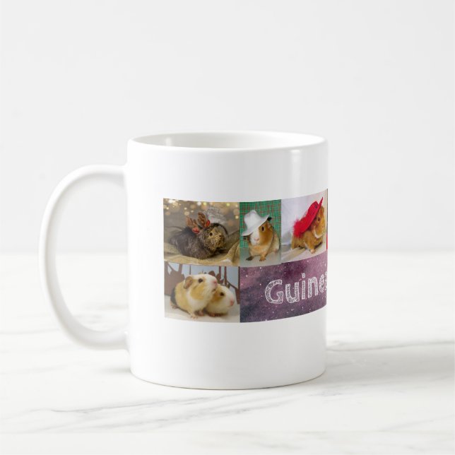Guinea Pig Lovin Multi Photo Coffee Mug  Kaffemugg (Vänster)