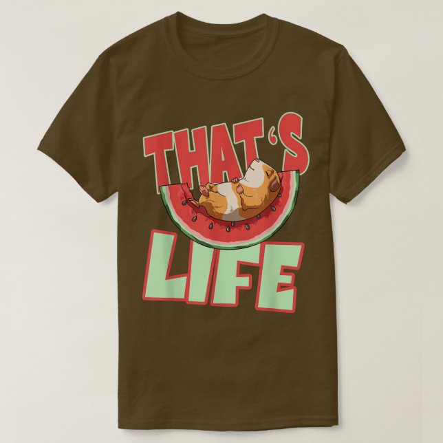 Guinea Pig Melon Melon Swing  T Shirt (Design framsida)