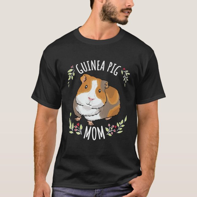 Guinea Pig Mom  1 T Shirt (Framsida)