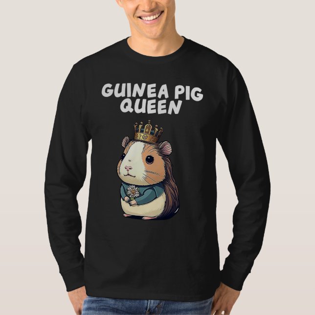 Guinea Pig Mom Dad  Piggy  Chew Cage  1 T Shirt (Framsida)