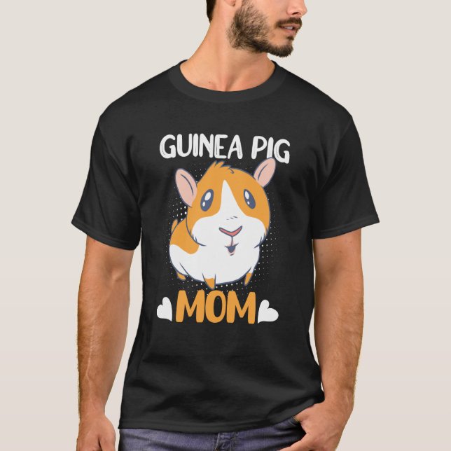 Guinea Pig Mom Guinea Pig Guinea Pig Owner Designs T Shirt (Framsida)