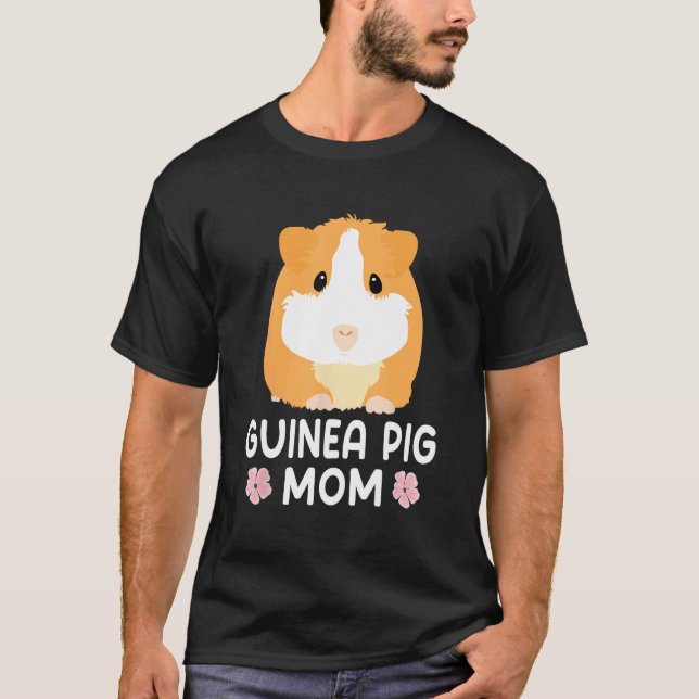 Guinea Pig Mom Guinea Pig   Mama Mother T Shirt (Framsida)