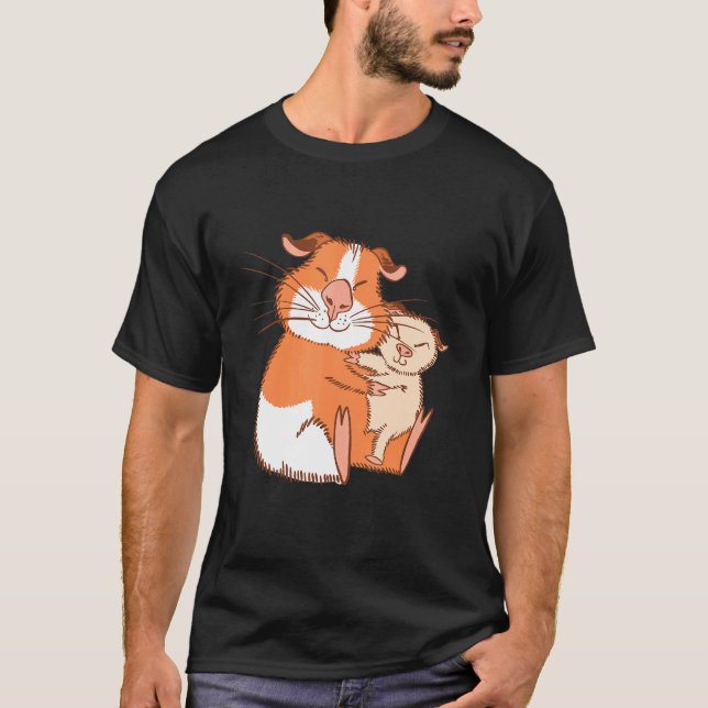 Guinea Pig Mom Kid Mothers Day Animal Love My Mom T Shirt (Framsida)