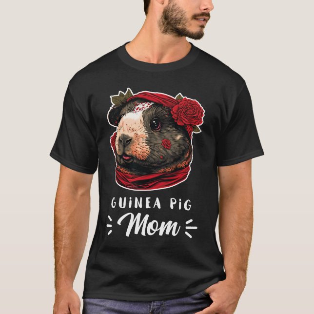 Guinea Pig Mom Outfit for Guinea Piggies Girl   1 T Shirt (Framsida)