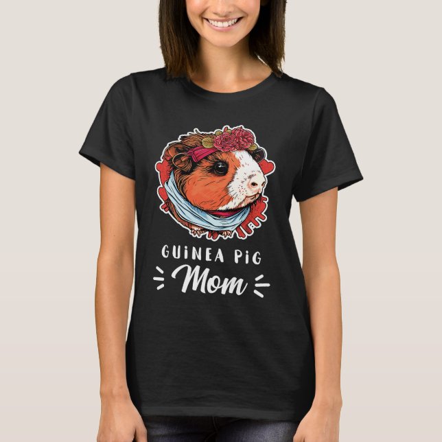 Guinea Pig Mom Outfit for Guinea Piggies Girl   3 T Shirt (Framsida)