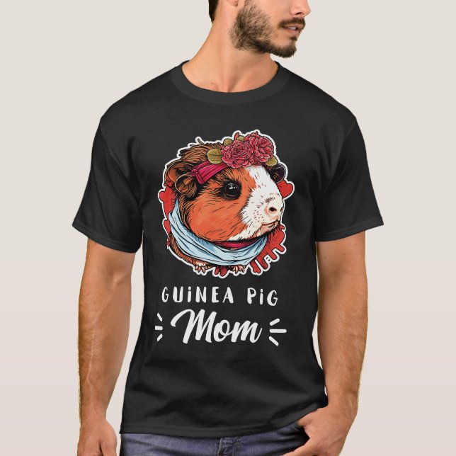 Guinea Pig Mom Outfit for Guinea Piggies Girl   3 T Shirt (Framsida)