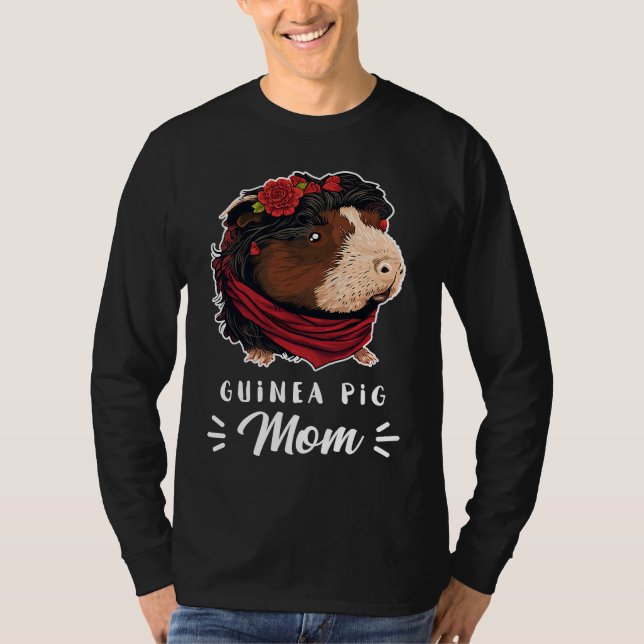 Guinea Pig Mom Outfit for Guinea Piggies Girl T Shirt (Framsida)