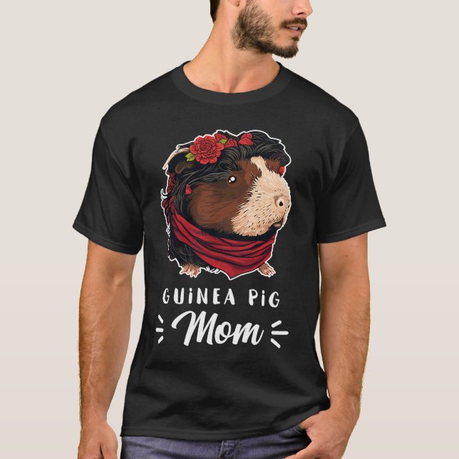 Guinea Pig Mom Outfit for Guinea Piggies Girl T Shirt (Framsida)