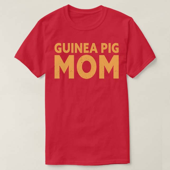 Guinea Pig Mom Premium2274  T Shirt (Design framsida)