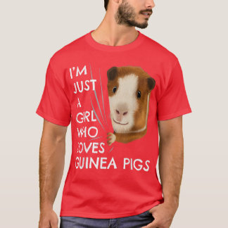 Guinea Pig Outfit Women's Girls Gift Guinea Pig  T Shirt