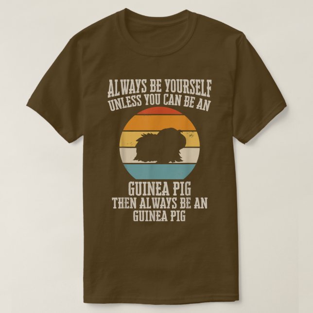 Guinea Pig Pet Peruvian Sheba 501 T Shirt (Design framsida)