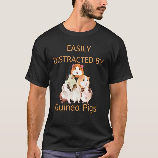 Guinea Pig Quote for a Guinea T Shirt (Framsida)