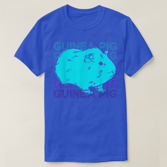 Guinea Pig Retro 528 T Shirt (Design framsida)