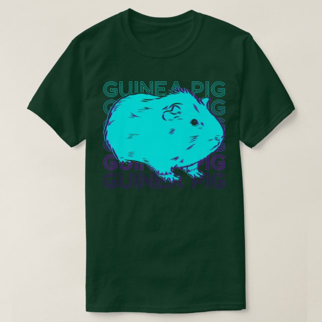 Guinea Pig Retro Premium2398  T Shirt (Design framsida)