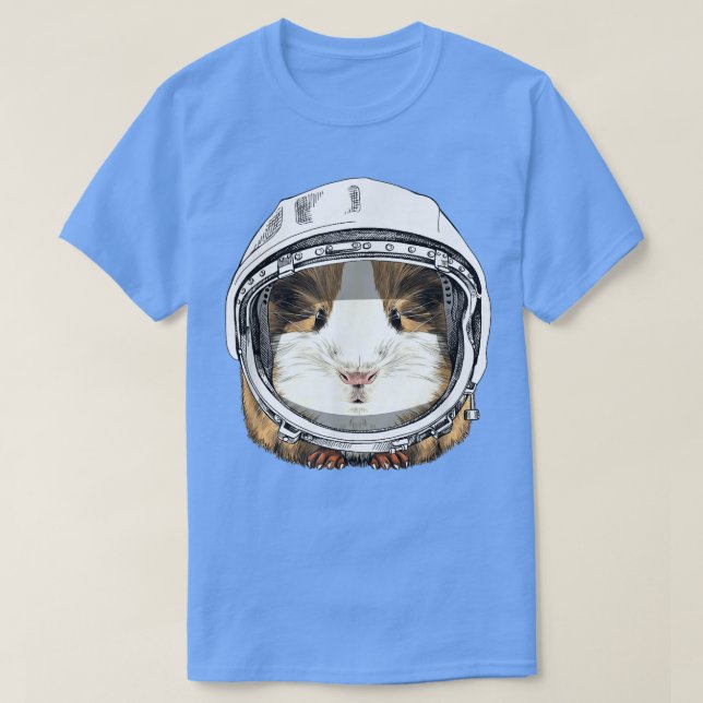 Guinea pig Rodent Astronaut Space Wildlife Animal  T Shirt (Design framsida)