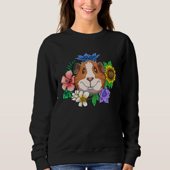 Guinea Pig Smile Flowers Laughter for a Guinea pig T Shirt (Framsida)