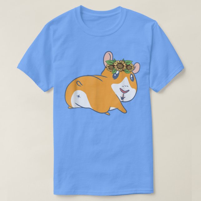 GUINEA PIG Sunflower  T Shirt (Design framsida)