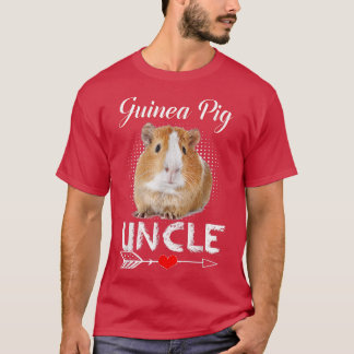 Guinea Pig Uncle Costume Clothing Cute Guinea Pig T Shirt