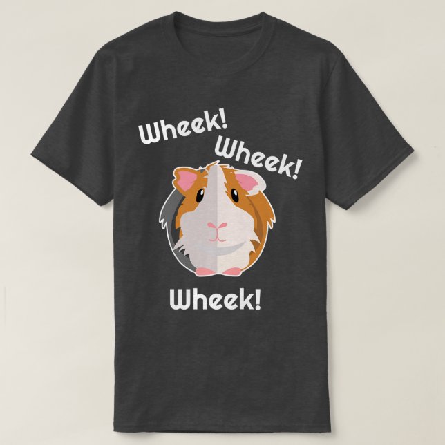 Guinea Pig Wheek Gift   Guinea Pigs Birthday Cloth T Shirt (Design framsida)