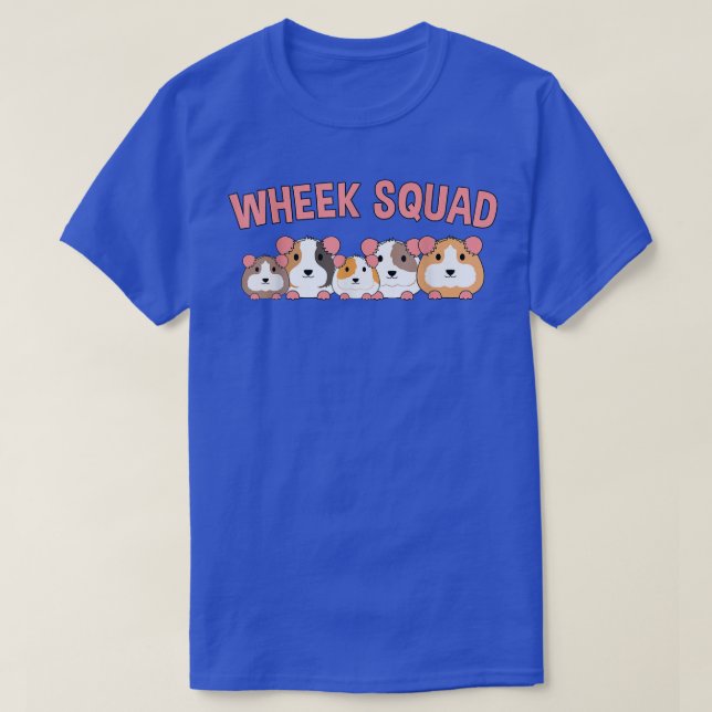 Guinea Pig Wheek Squad  T Shirt (Design framsida)