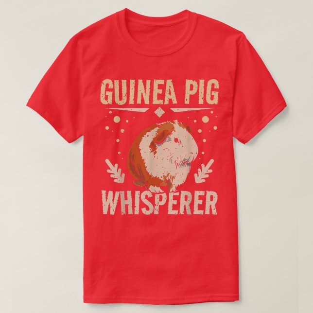 Guinea pig whisperer 623 t shirt (Design framsida)