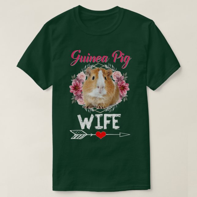 Guinea Pig Wife Costume Clothing Cute Guinea Pig L T Shirt (Design framsida)