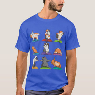 Guinea Pig Yoga Position Workout Gift funny T Shirt