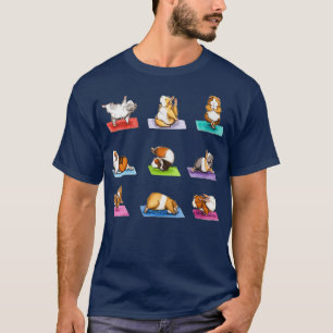 Guinea Pig Yoga Position Workout T Shirt