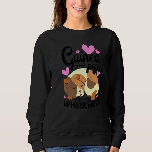Guinea Pigs Are My Weekness Guinea Pig Animals Pet T Shirt (Framsida)