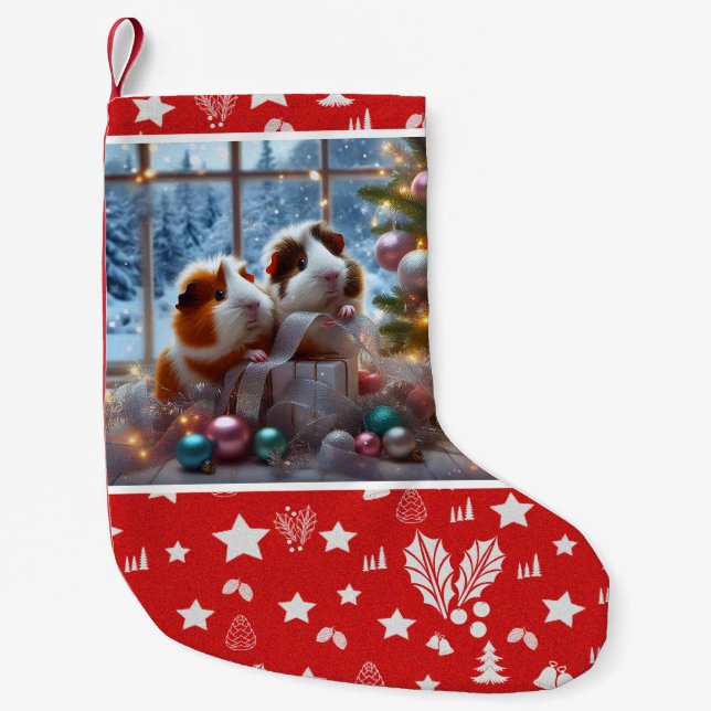 Guinea Pigs' Christmas Stocking Liten Julstrumpa (Framsidan)