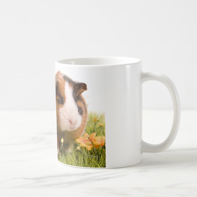 guinea pigs on a lawn kaffemugg (Höger)