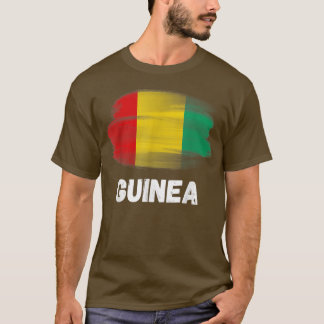 Guinea Pride Retro Guinean Flagga Family Matchi T Shirt